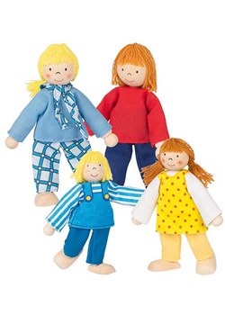 Goki Laleczki materiałowe (4 szt.) ze sklepu Limango Polska w kategorii Zabawki - zdjęcie 188599466