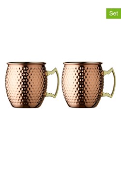 Lyngby Glas Kubki (2 szt.) w kolorze miedzianym do Moscow-Mule - 550 ml ze sklepu Limango Polska w kategorii Naczynia - zdjęcie 188600727