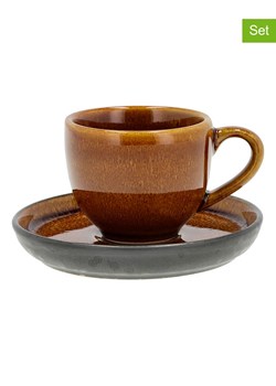 Bitz Filiżanki (6 szt.) w kolorze czarno-brązowym do espresso - 70 ml ze sklepu Limango Polska w kategorii Dzbanki i zaparzacze - zdjęcie 188600795