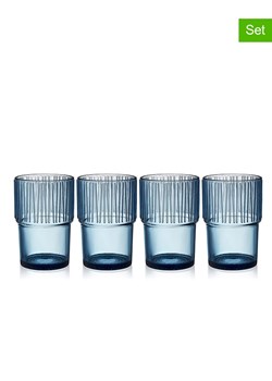 Lyngby Glas Szklanki "Kusintha" w kolorze niebieskim do kawy - 380 ml ze sklepu Limango Polska w kategorii Naczynia - zdjęcie 188600829