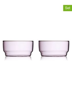 Lyngby Glas Miski (2 szt.) "Torino" w kolorze jasnoróżowym - Ø 12 cm ze sklepu Limango Polska w kategorii Naczynia - zdjęcie 188600899