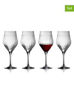 Lyngby Glas Kieliszki (4 szt.) "Ane" do czerwonego wina - 650 ml ze sklepu Limango Polska w kategorii Naczynia - zdjęcie 188600928