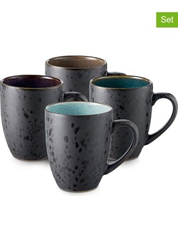 Bitz Kubki (4 szt.) w kolorze czarnym ze wzorem - 300 ml ze sklepu Limango Polska w kategorii Dzbanki i zaparzacze - zdjęcie 188600977