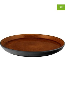 Bitz Talerzyki deserowe (6 szt.) "Gastro" w kolorze bursztynowo-czarnym - Ø 21 cm ze sklepu Limango Polska w kategorii Naczynia - zdjęcie 188601088