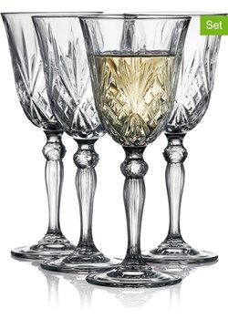 Lyngby Glas Kieliszki (4 szt.) "Melodia" do wina - 210 ml ze sklepu Limango Polska w kategorii Naczynia - zdjęcie 188601148