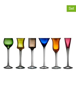 Lyngby Glas Kieliszki (6 szt.) w różnych kolorach do drinków - wys. 16 cm ze sklepu Limango Polska w kategorii Naczynia - zdjęcie 188601167