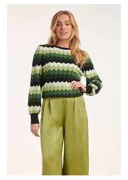 Smashed Lemon Sweter w kolorze oliwkowo-zielonym ze sklepu Limango Polska w kategorii Swetry damskie - zdjęcie 188601335