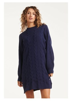 Smashed Lemon Sukienka dzianinowa w kolorze granatowym ze sklepu Limango Polska w kategorii Sukienki - zdjęcie 188601485