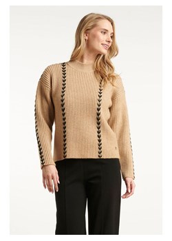 Smashed Lemon Sweter w kolorze beżowym ze sklepu Limango Polska w kategorii Swetry damskie - zdjęcie 188601569