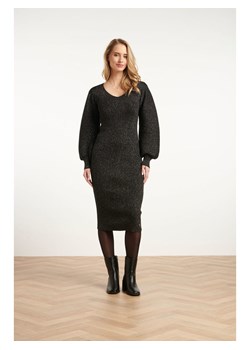 Smashed Lemon Sukienka dzianinowa w kolorze czarnym ze sklepu Limango Polska w kategorii Sukienki - zdjęcie 188601597