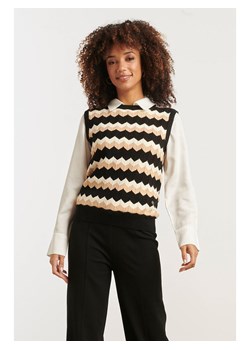 Smashed Lemon Sweter w kolorze czarno-beżowym ze sklepu Limango Polska w kategorii Swetry damskie - zdjęcie 188601626