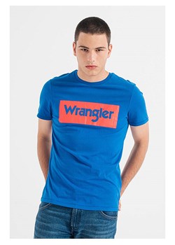 Wrangler Koszulka w kolorze niebieskim ze sklepu Limango Polska w kategorii T-shirty męskie - zdjęcie 188604206