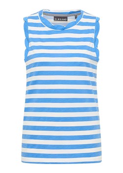 ELBSAND Top "Meevis" w kolorze niebiesko-białym ze sklepu Limango Polska w kategorii Bluzki damskie - zdjęcie 188605559