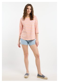 ELBSAND Koszulka "Celin" w kolorze pomarańczowo-jasnoróżowym ze sklepu Limango Polska w kategorii Bluzki damskie - zdjęcie 188605577