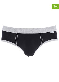 COTONELLA Slipy (2 pary) w kolorze szaro-czarno-niebieskim ze sklepu Limango Polska w kategorii Majtki męskie - zdjęcie 188605906