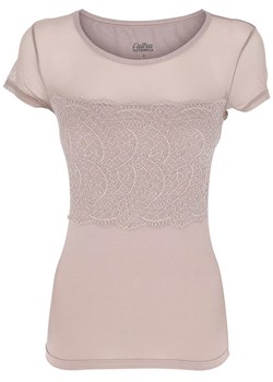 COTONELLA Koszulka w kolorze beżowym ze sklepu Limango Polska w kategorii Bluzki damskie - zdjęcie 188606036