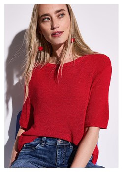Street One Sweter w kolorze czerwonym ze sklepu Limango Polska w kategorii Swetry damskie - zdjęcie 188606455