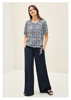 Cecil Koszulka w kolorze granatowo-białym ze sklepu Limango Polska w kategorii Bluzki damskie - zdjęcie 188607015