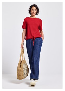 Street One Koszulka w kolorze czerwonym ze sklepu Limango Polska w kategorii Bluzki damskie - zdjęcie 188607165