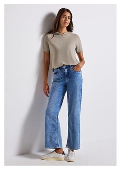 Street One Koszulka w kolorze szarobrązowym ze sklepu Limango Polska w kategorii Bluzki damskie - zdjęcie 188607279