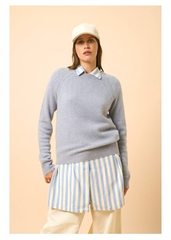 Just Cashmere Kaszmirowy sweter "Arequipa" w kolorze szarym ze sklepu Limango Polska w kategorii Swetry damskie - zdjęcie 188608268