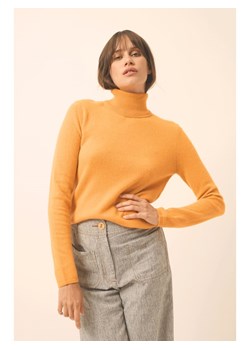 Just Cashmere Kaszmirowy sweter "Ava" w kolorze żółtym ze sklepu Limango Polska w kategorii Swetry damskie - zdjęcie 188608337