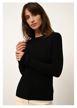 Just Cashmere Kaszmirowy sweter "Avana" w kolorze czarnym ze sklepu Limango Polska w kategorii Swetry damskie - zdjęcie 188608357