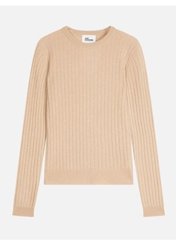 Just Cashmere Kaszmirowy sweter "Avana" w kolorze beżowym ze sklepu Limango Polska w kategorii Swetry damskie - zdjęcie 188608367