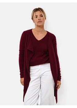 Just Cashmere Kaszmirowy kardigan "Brooke" w kolorze bordowym ze sklepu Limango Polska w kategorii Swetry damskie - zdjęcie 188608449