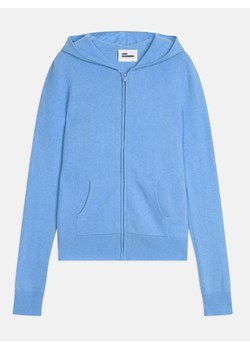 Just Cashmere Kaszmirowy kardigan "Debbie" w kolorze błękitnym ze sklepu Limango Polska w kategorii Swetry damskie - zdjęcie 188608535