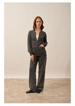 Just Cashmere Kaszmirowy kardigan "Ervie" w kolorze szarym ze sklepu Limango Polska w kategorii Swetry damskie - zdjęcie 188608556