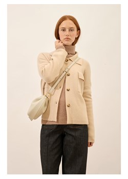 Just Cashmere Kaszmirowy kardigan "Hekla" w kolorze beżowym ze sklepu Limango Polska w kategorii Swetry damskie - zdjęcie 188608629