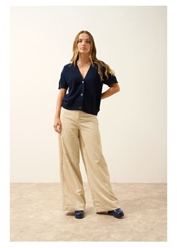 Just Cashmere Kaszmirowy kardigan "Iris" w kolorze granatowym ze sklepu Limango Polska w kategorii Swetry damskie - zdjęcie 188608687