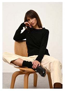 Just Cashmere Kaszmirowy sweter "Jane" w kolorze czarnym ze sklepu Limango Polska w kategorii Swetry damskie - zdjęcie 188608697