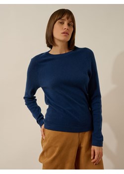 Just Cashmere Kaszmirowy sweter "Jane" w kolorze granatowym ze sklepu Limango Polska w kategorii Swetry damskie - zdjęcie 188608726