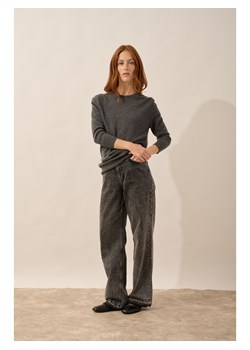 Just Cashmere Kaszmirowy sweter "Janice" w kolorze antracytowym ze sklepu Limango Polska w kategorii Swetry damskie - zdjęcie 188608739