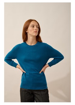 Just Cashmere Kaszmirowy sweter "Janice" w kolorze niebieskim ze sklepu Limango Polska w kategorii Swetry damskie - zdjęcie 188608758