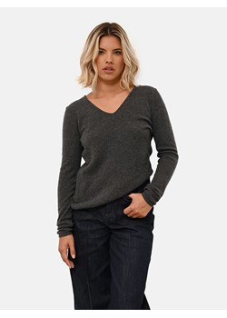 Just Cashmere Kaszmirowy sweter "Joan" w kolorze antracytowym ze sklepu Limango Polska w kategorii Swetry damskie - zdjęcie 188608768
