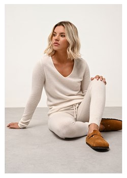 Just Cashmere Kaszmirowy sweter "Joan" w kolorze białym ze sklepu Limango Polska w kategorii Swetry damskie - zdjęcie 188608786