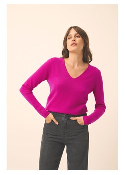 Just Cashmere Kaszmirowy sweter "Joan" w kolorze różowym ze sklepu Limango Polska w kategorii Swetry damskie - zdjęcie 188608807