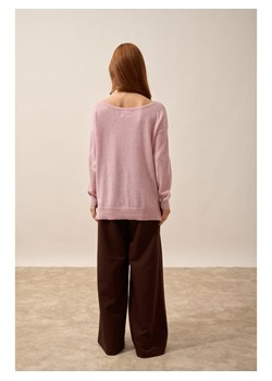 Just Cashmere Kaszmirowy sweter "Karen" w kolorze jasnoróżowym ze sklepu Limango Polska w kategorii Swetry damskie - zdjęcie 188608919
