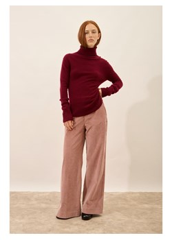 Just Cashmere Kaszmirowy golf "Lexie" w kolorze bordowym ze sklepu Limango Polska w kategorii Swetry damskie - zdjęcie 188609039