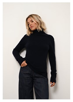 Just Cashmere Kaszmirowy golf "Lexie" w kolorze granatowym ze sklepu Limango Polska w kategorii Swetry damskie - zdjęcie 188609048
