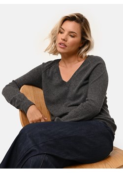 Just Cashmere Kaszmirowy sweter "Phoebe" w kolorze antracytowym ze sklepu Limango Polska w kategorii Swetry damskie - zdjęcie 188609315
