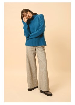 Just Cashmere Kaszmirowy sweter "Sullana" w kolorze niebieskim ze sklepu Limango Polska w kategorii Swetry damskie - zdjęcie 188609386