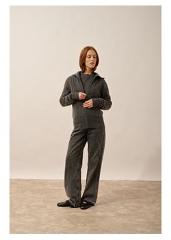 Just Cashmere Kaszmirowy kardigan "Talara" w kolorze szarym ze sklepu Limango Polska w kategorii Swetry damskie - zdjęcie 188609419