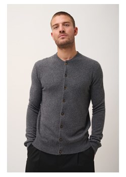 Just Cashmere Kaszmirowy kardigan "Anais" w kolorze antracytowym ze sklepu Limango Polska w kategorii Swetry męskie - zdjęcie 188609579