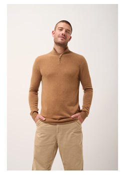 Just Cashmere Kaszmirowy sweter "Bradley" w kolorze karmelowym ze sklepu Limango Polska w kategorii Swetry męskie - zdjęcie 188609598
