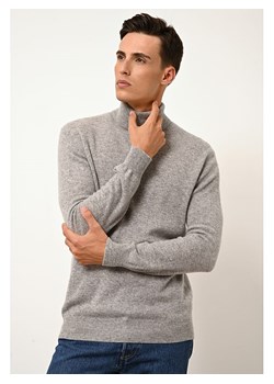 Just Cashmere Kaszmirowy golf "Connor" w kolorze szarym ze sklepu Limango Polska w kategorii Swetry męskie - zdjęcie 188609649
