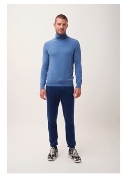 Just Cashmere Kaszmirowy golf "Connor" w kolorze błękitnym ze sklepu Limango Polska w kategorii Swetry męskie - zdjęcie 188609658